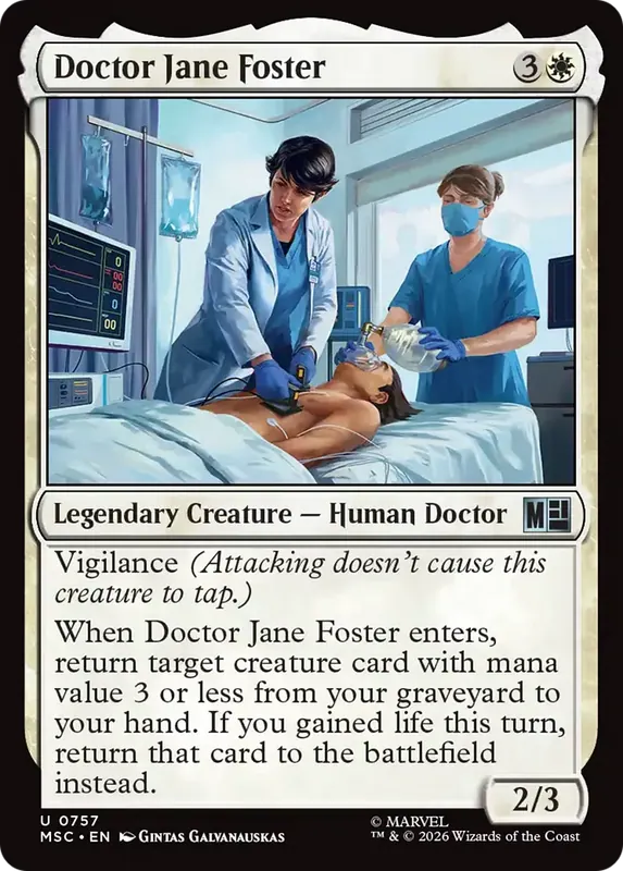 Doctor Jane Foster [Marvel Super Heroes Commander]