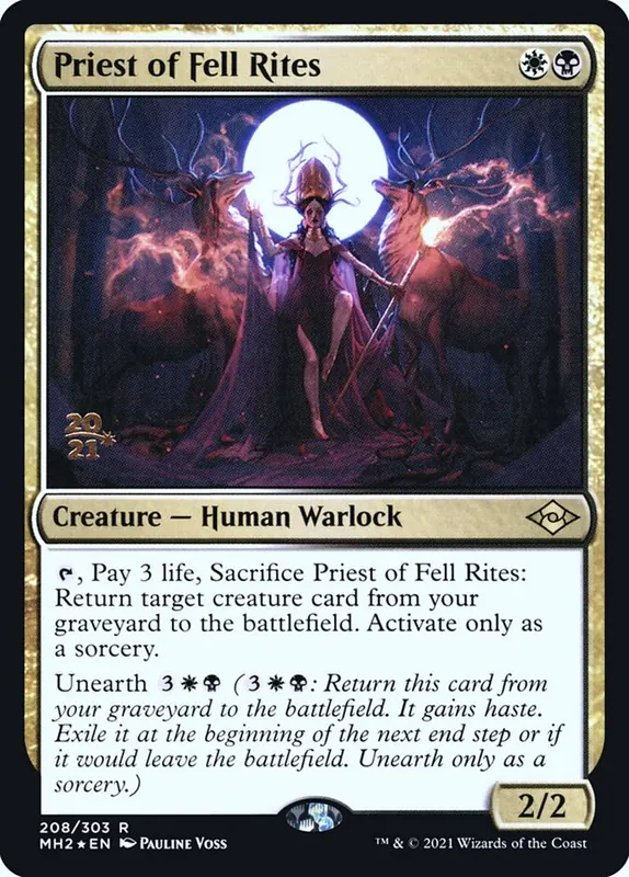 Priest of Fell Rites [Modern Horizons 2 Promos]