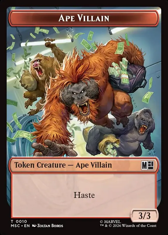 Ape Villain [Marvel Super Heroes Commander Tokens]