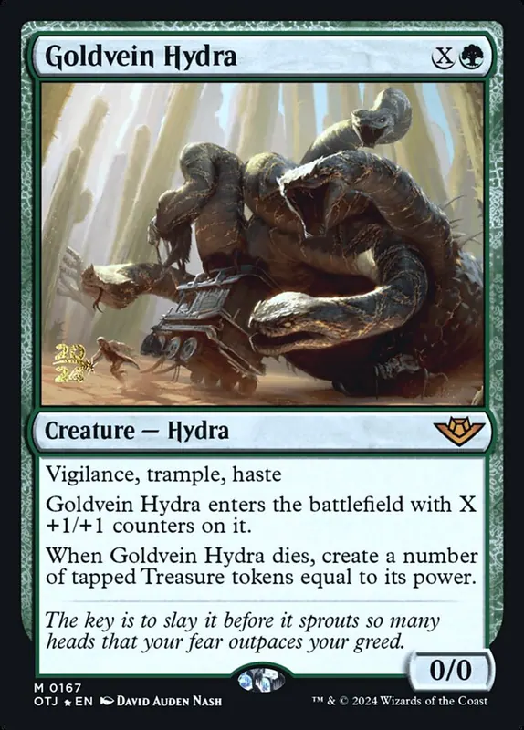 Goldvein Hydra [Outlaws of Thunder Junction Promos]