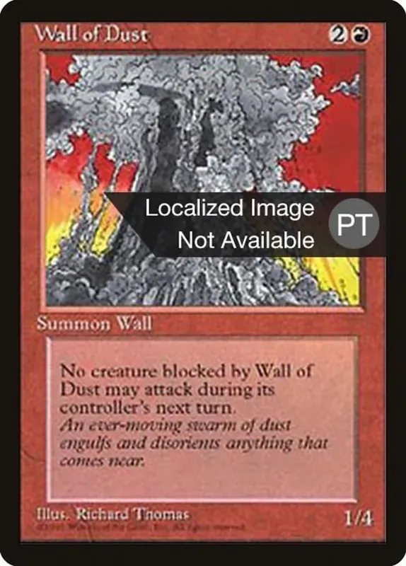 Wall of Dust [Fourth Edition (Foreign Black Border)]