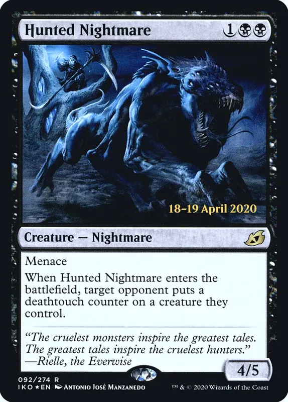 Hunted Nightmare [Ikoria: Lair of Behemoths Promos]