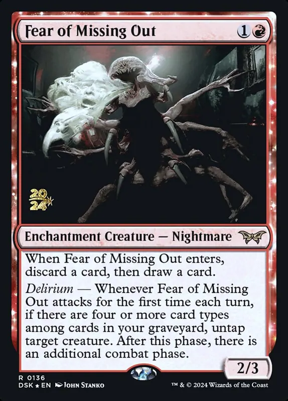 Fear of Missing Out [Duskmourn: House of Horror Promos]