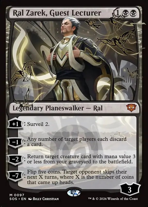 Ral Zarek, Guest Lecturer [Secrets of Strixhaven Promos]