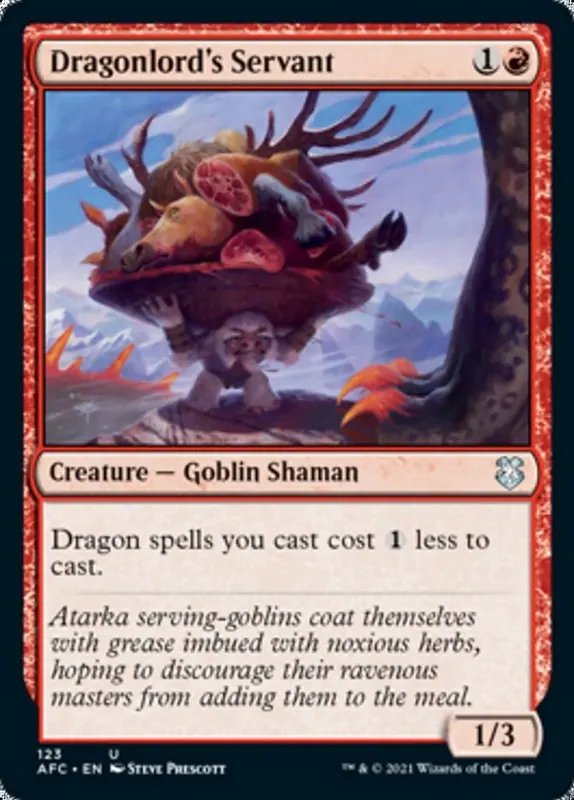 Dragonlord's Servant [Dungeons & Dragons: Adventures in the Forgotten Realms Commander]