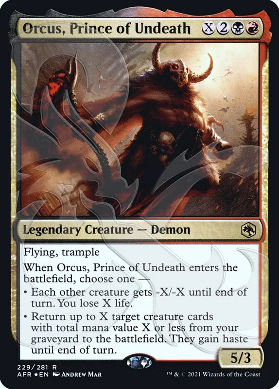 Orcus, Prince of Undeath [Adventures in the Forgotten Realms Promos]