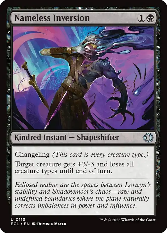 Nameless Inversion [Lorwyn Eclipsed]