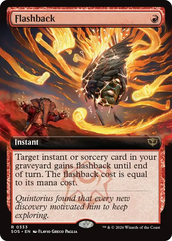 Flashback (Extended Art) [Secrets of Strixhaven]