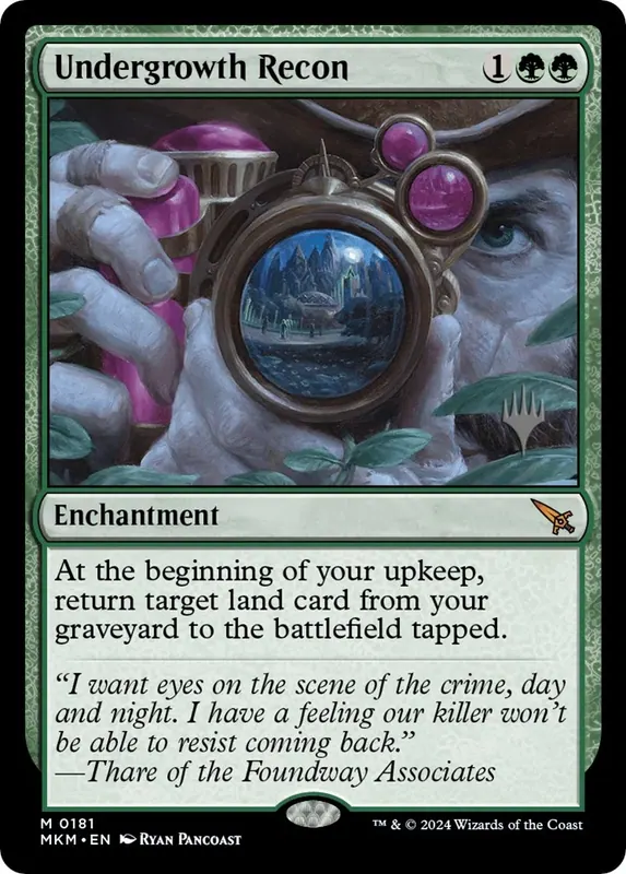 Undergrowth Recon (Promo Pack) - Español [Murders at Karlov Manor Promos]