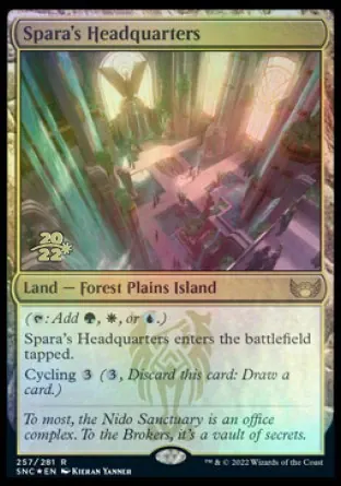 Spara's Headquarters [Streets of New Capenna Prerelease Promos] - Español