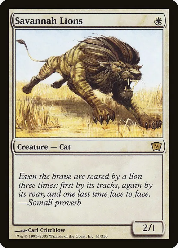 Savannah Lions [Ninth Edition]
