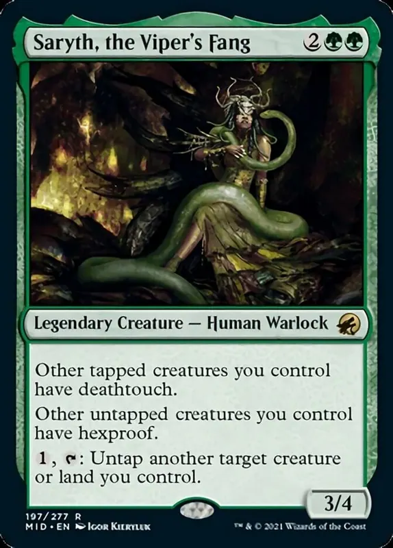 Saryth, the Viper's Fang - Español [Innistrad: Midnight Hunt]