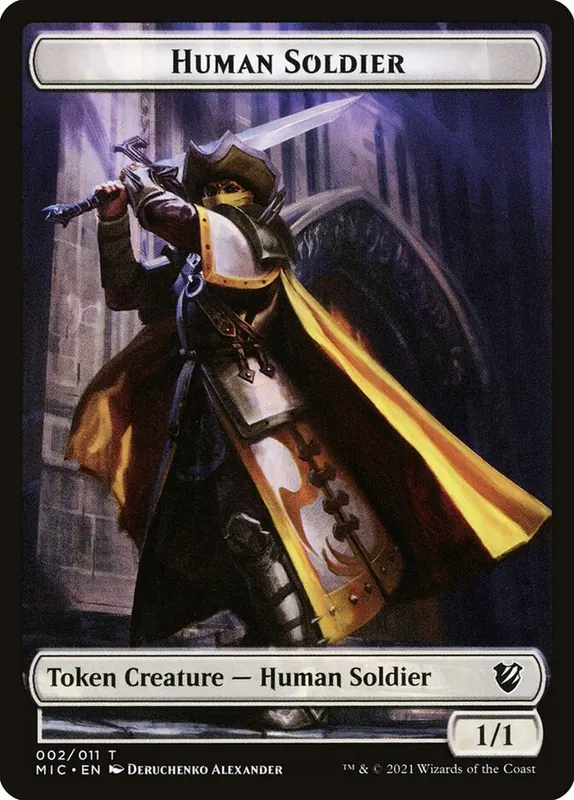 Human Soldier [Midnight Hunt Commander Tokens]