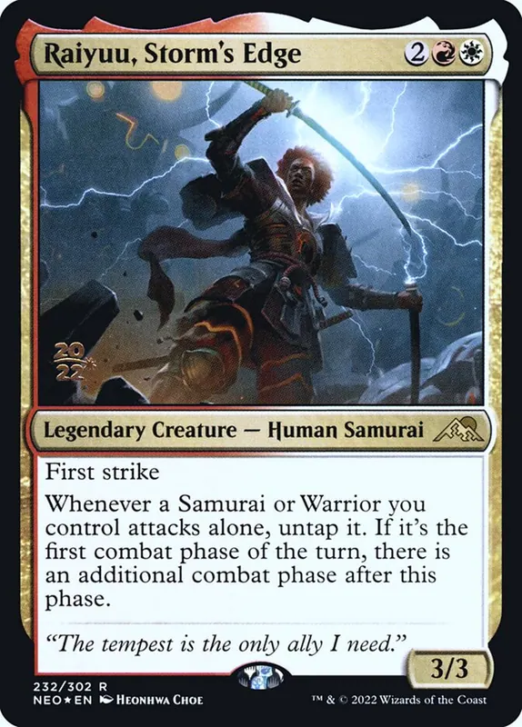 Raiyuu, Storm's Edge [Kamigawa: Neon Dynasty Promos]