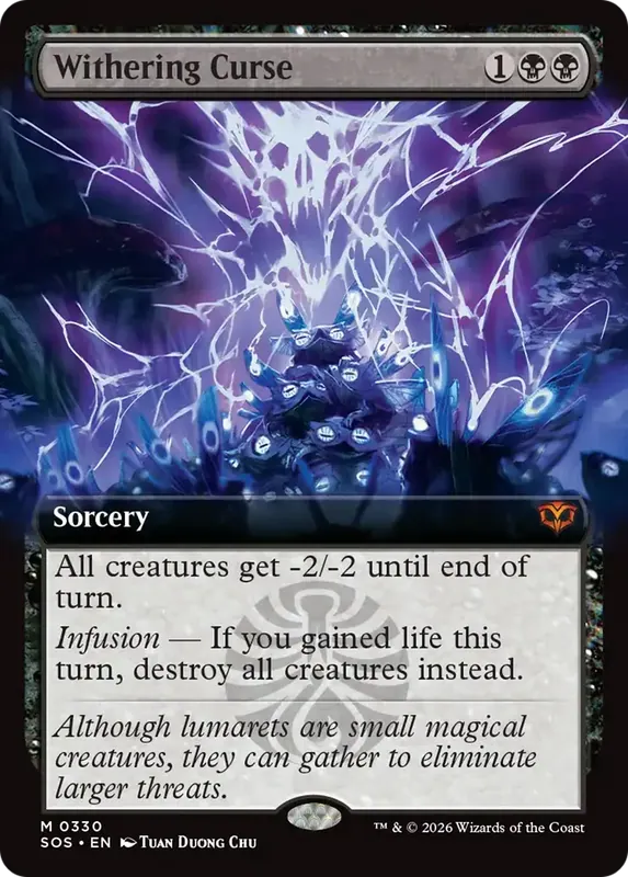 Withering Curse (Extended Art) [Secrets of Strixhaven]