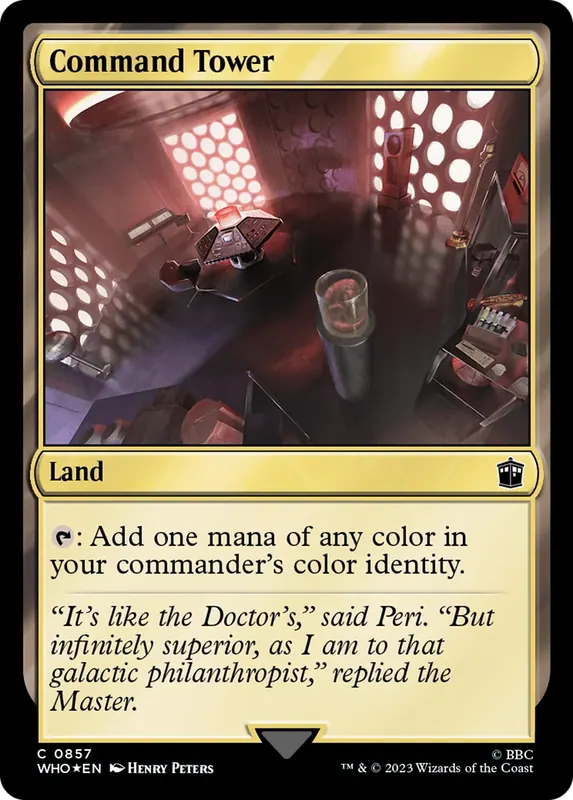 Command Tower (0857) (Surge Foil) [Doctor Who]