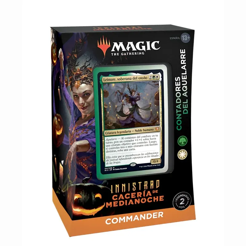 MTG Commander Deck Innistrad Midnight Hunt - Contadores Del Aquelarre - Español