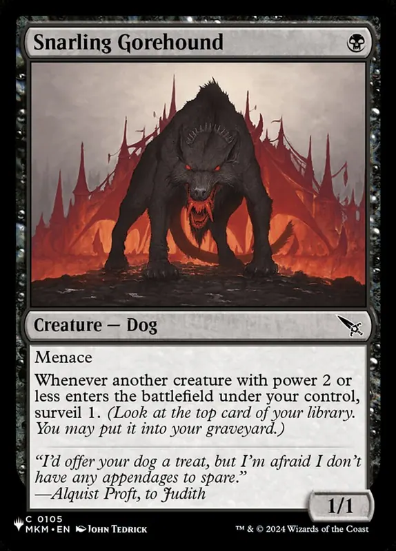 Snarling Gorehound [The List]