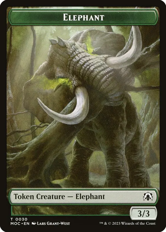 Elephant [March of the Machine Commander Tokens]