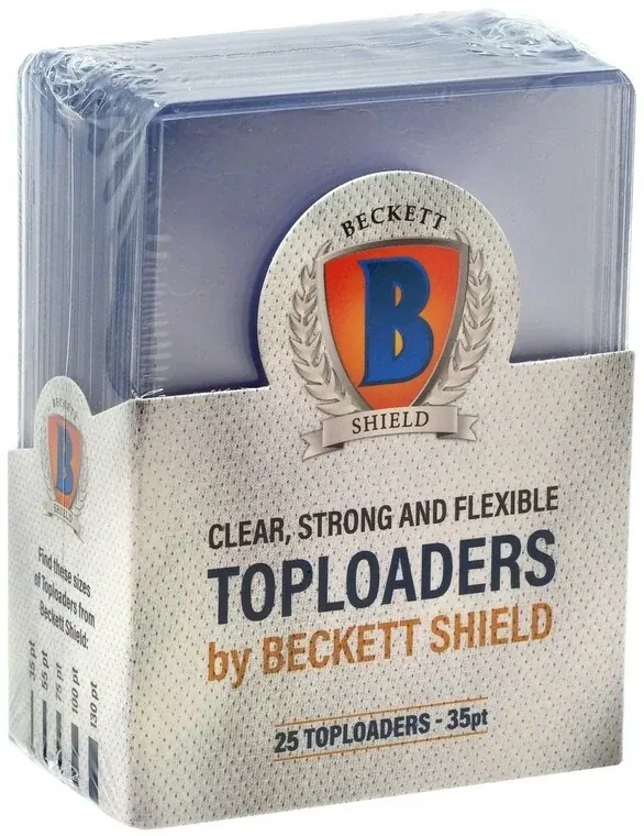 Toploaders Beckett 25 Unidades - 35 Pt
