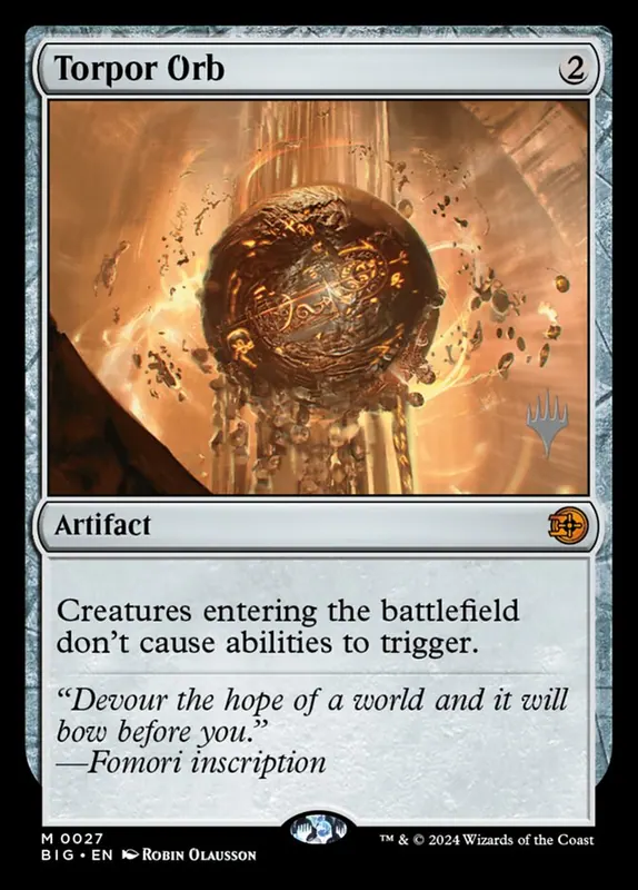 Torpor Orb [The Big Score Promos]