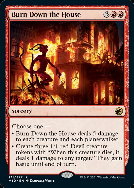 Burn Down the House - Español [Innistrad: Midnight Hunt]