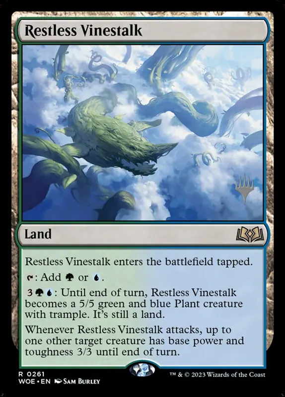 Restless Vinestalk [Wilds of Eldraine Promos]