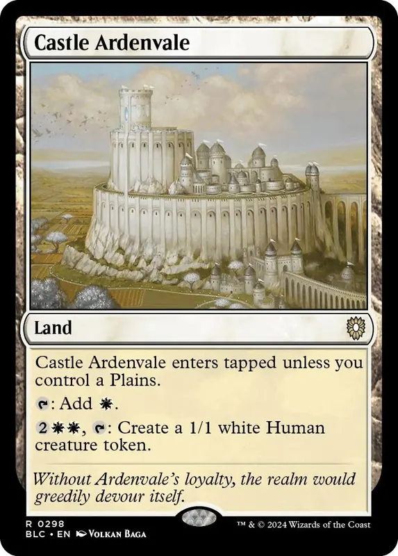 Castle Ardenvale [Bloomburrow Commander]