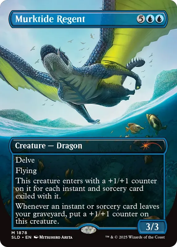 Murktide Regent (Rainbow Foil) [Secret Lair Drop Series]