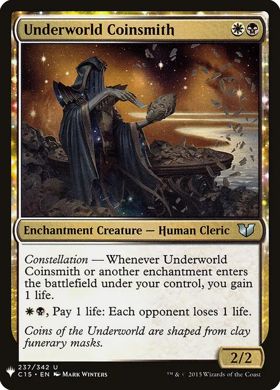 Underworld Coinsmith [The List]