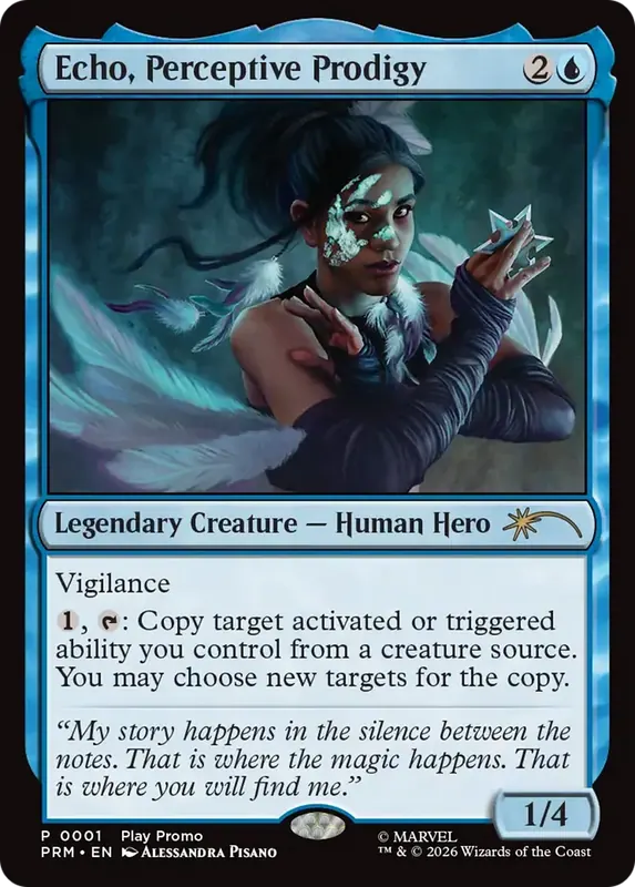 Echo, Perceptive Prodigy [Standard Showdown Promos]