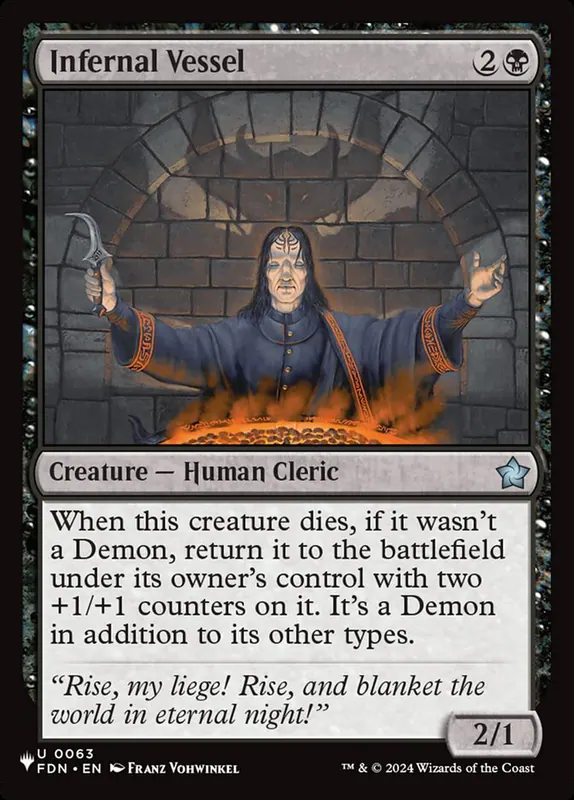 Infernal Vessel [The List]