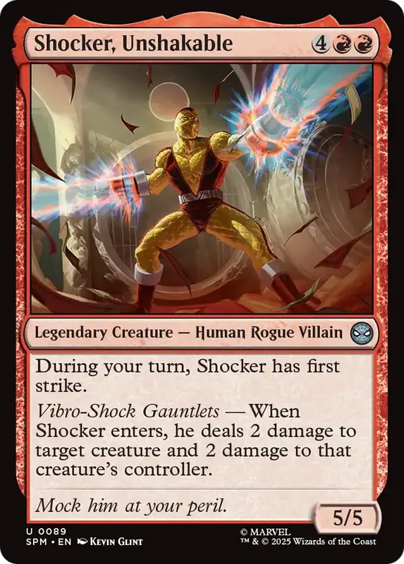 Shocker, Unshakable [Marvel's Spider-Man]