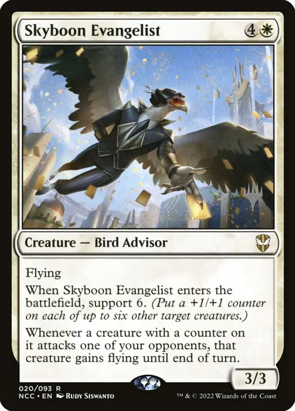 Skyboon Evangelist [New Capenna Commander Promos]
