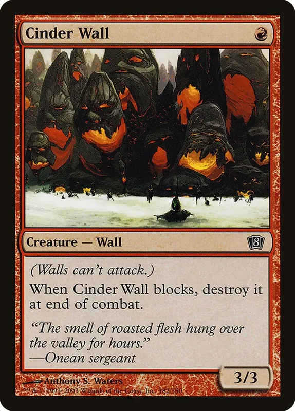 Cinder Wall [Eighth Edition]
