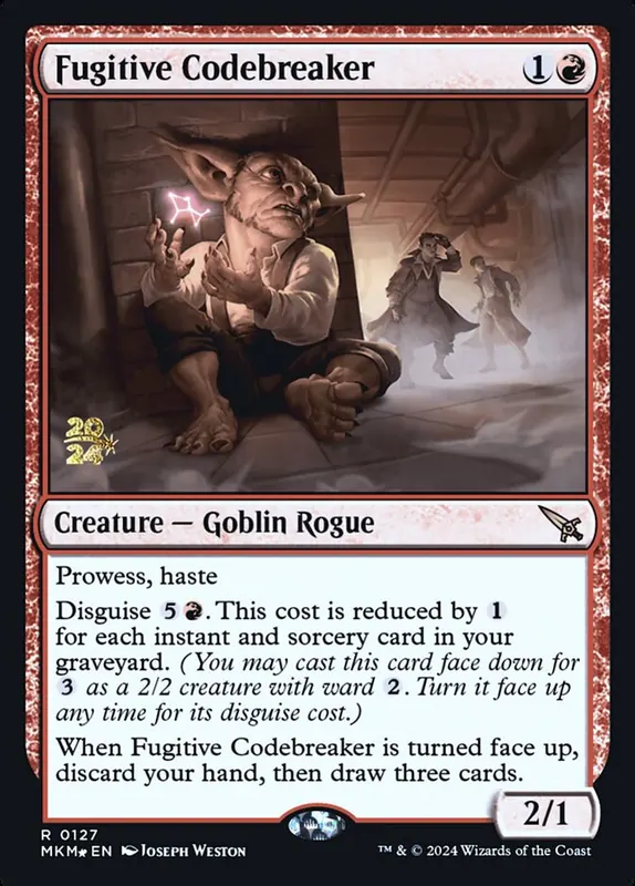 Fugitive Codebreaker [Murders at Karlov Manor Promos]