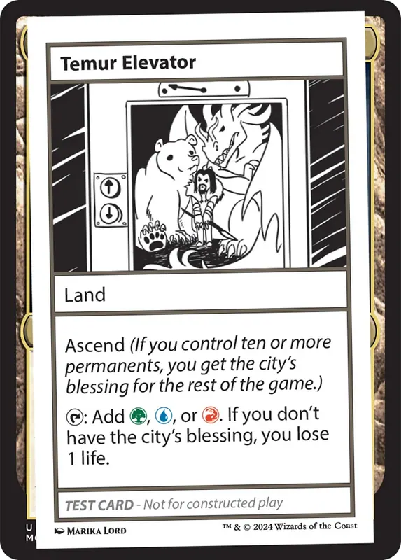 Temur Elevator [Mystery Booster 2 Playtest Cards]