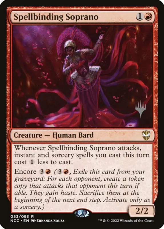 Spellbinding Soprano [New Capenna Commander Promos]