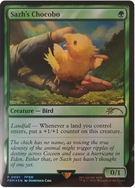 Sazh's Chocobo [Media and Collaboration Promos]