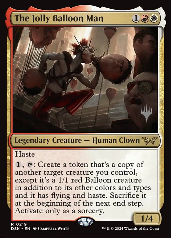 The Jolly Balloon Man [Duskmourn: House of Horror Promos]