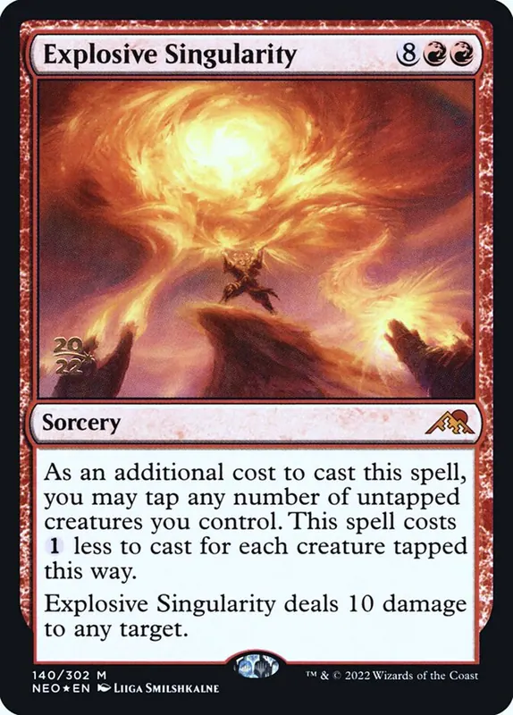 Explosive Singularity [Kamigawa: Neon Dynasty Promos]