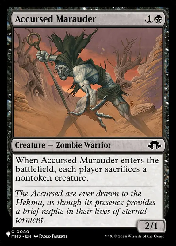 Accursed Marauder [The List]