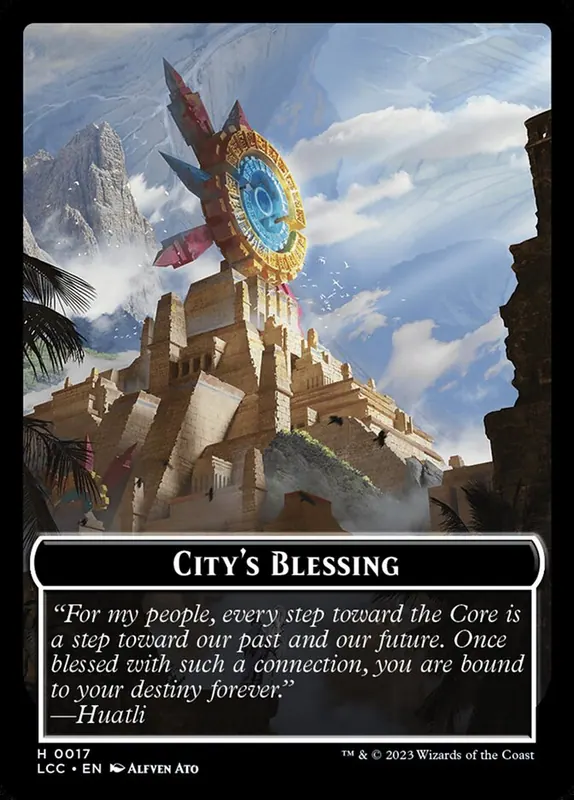 City's Blessing [The Lost Caverns of Ixalan Commander Tokens]