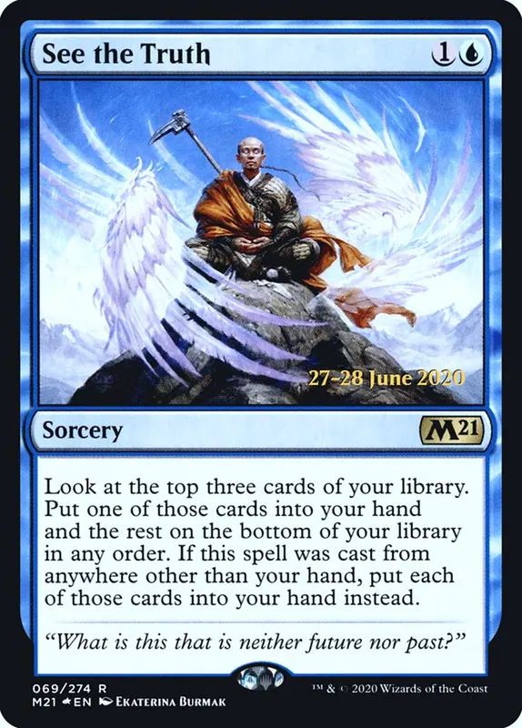 See the Truth [Core Set 2021 Promos]
