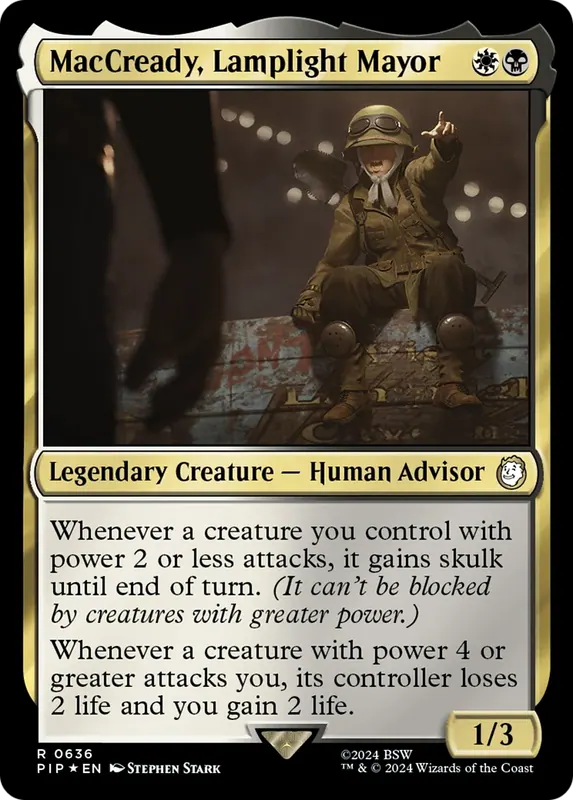 MacCready, Lamplight Mayor (Surge Foil) [Fallout]