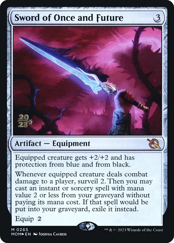 Sword of Once and Future [March of the Machine Prerelease Promos] - Español
