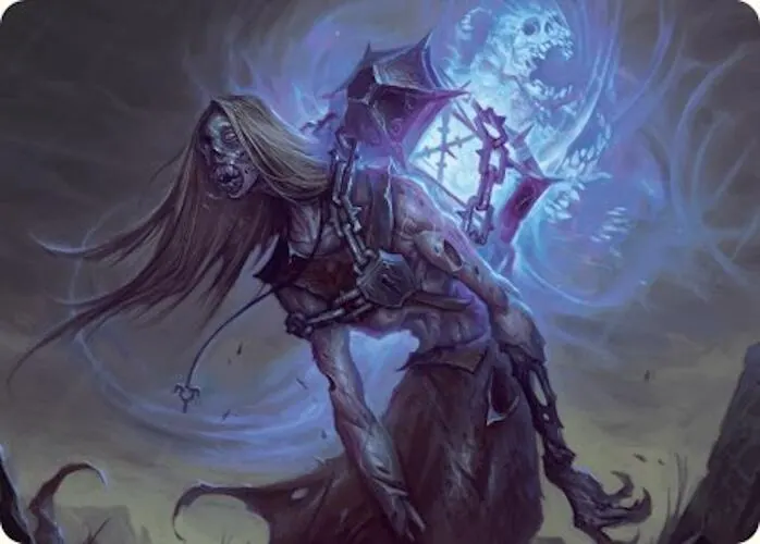 Soul-Shackled Zombie Art Card (9/54) [Foundations Art Series]