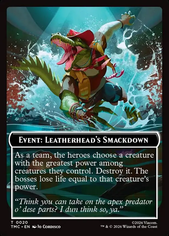 Event: Leatherhead's Smackdown [Teenage Mutant Ninja Turtles Eternal Tokens]