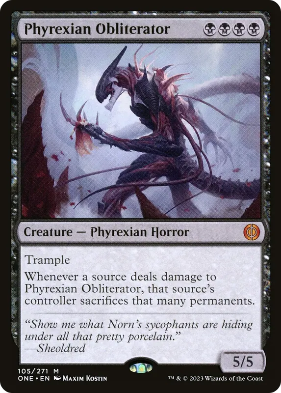 Phyrexian Obliterator - Español [Phyrexia: All Will Be One]