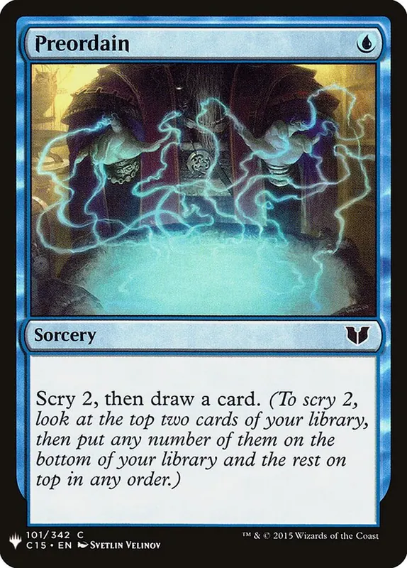 Preordain [The List]